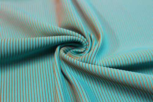 HK436 – Double Take – Nylon Polyester Spandex 2-Tone Rib | EBI Fabrics