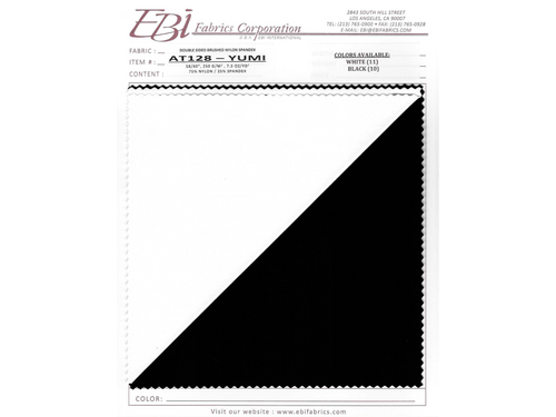 AT128 - Yumi Swatch Card | EBI Fabrics