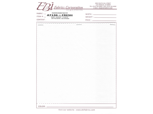 AT136 - Fresh Swatch Card | EBI Fabrics