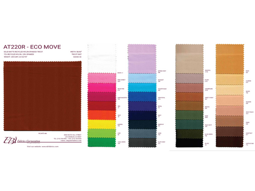 AT220R - Eco Move Color Card  | EBI Fabrics