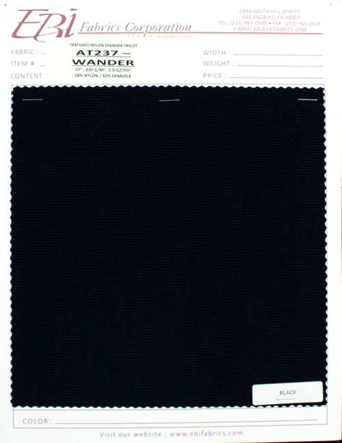 AT237 - Wander Swatch Card | EBI Fabrics