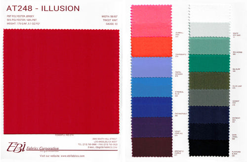 AT248 - Illusion Color Card | EBI Fabrics