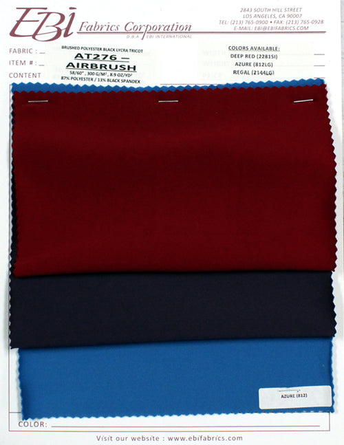 AT276 - Airbrush Swatch Card | EBI Fabrics