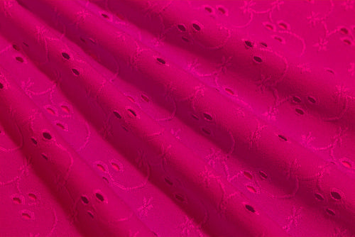 EL6022 - Eyelet - Eyelet Polyester Spandex Jacquard | EBI Fabrics