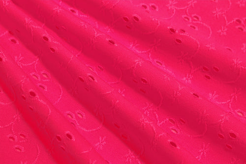 EL6022 - Eyelet - Eyelet Polyester Spandex Jacquard | EBI Fabrics