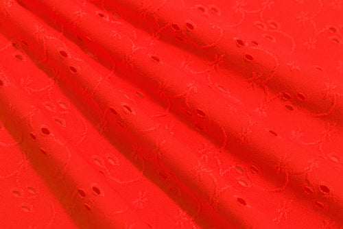 EL6022 - Eyelet - Eyelet Polyester Spandex Jacquard | EBI Fabrics