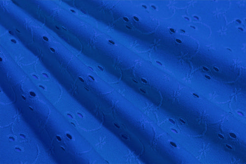 EL6022 - Eyelet - Eyelet Polyester Spandex Jacquard | EBI Fabrics