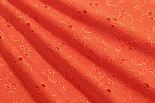 EL6022 - Eyelet - Eyelet Polyester Spandex Jacquard | EBI Fabrics
