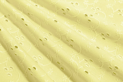 EL6022 - Eyelet - Eyelet Polyester Spandex Jacquard | EBI Fabrics