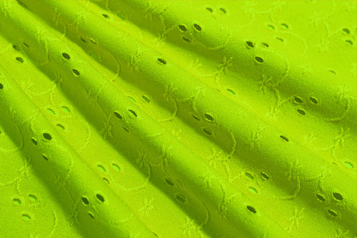 EL6022 - Eyelet - Eyelet Polyester Spandex Jacquard | EBI Fabrics
