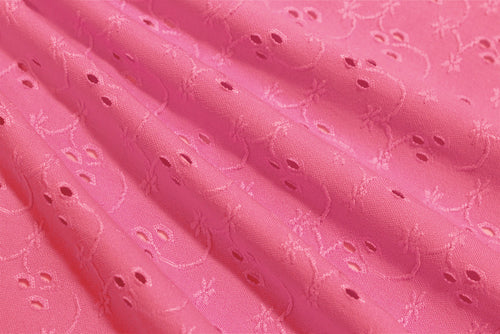 EL6022 - Eyelet - Eyelet Polyester Spandex Jacquard | EBI Fabrics