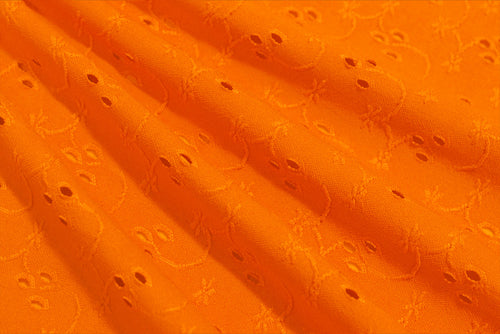 EL6022 - Eyelet - Eyelet Polyester Spandex Jacquard | EBI Fabrics