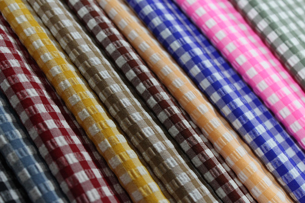 EL7025 - Checkmate - Gingham Nylon Polyester Spandex Woven Jacquard | EBI Fabrics