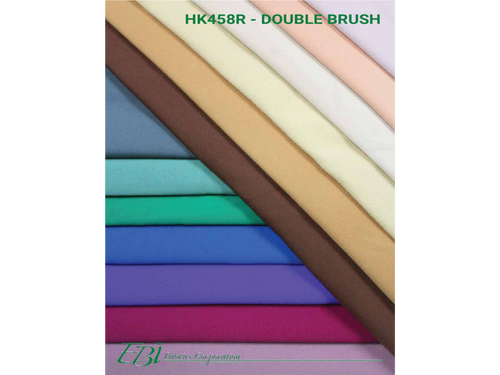 HK458R - Double Brush Color Card | EBI Fabrics
