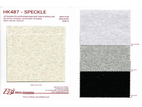 HK487 - Speckle Color Card | EBI Fabrics