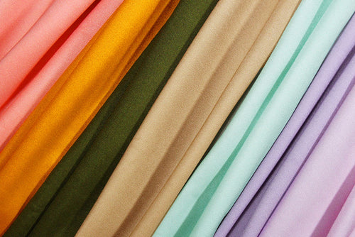HK490R – Stretch Satin – Satin Look Recycled Nylon Spandex Tricot | EBI Fabrics