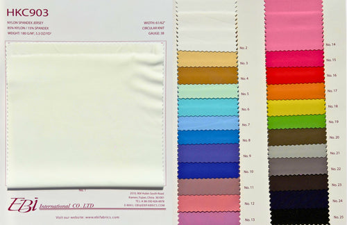 HKC903 - Color Card | EBI Fabrics