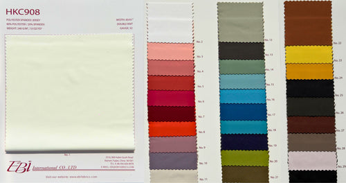 HKC908 - Color Card | EBI Fabrics