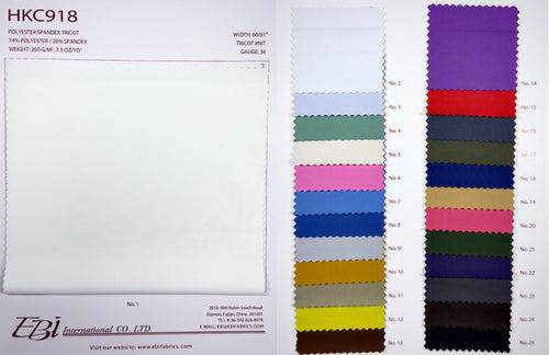 HKC918 - Color Card | EBI Fabrics