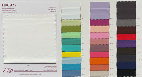 HKC922 - Color Card | EBI Fabrics