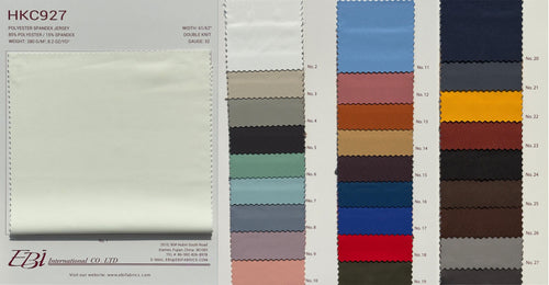 HKC927 - Polyester Spandex Jersey | EBI Fabrics