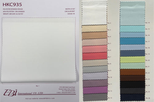 HKC935 - Polyester Spandex Spacer | EBI Fabrics