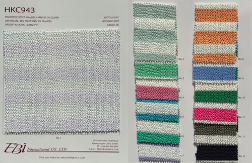 HKC943 - Color Card | EBI Fabrics