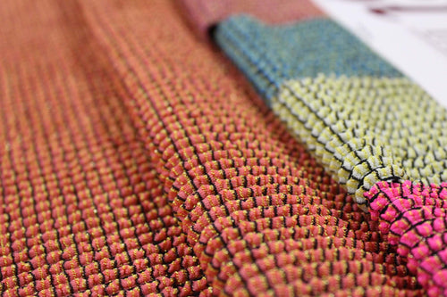 HKC945 - Nylon Polyester Spandex Jacquard with Metallic | EBI Fabrics