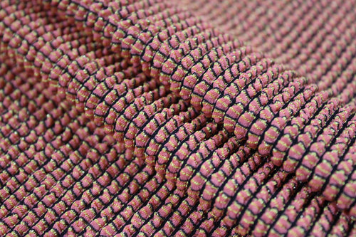 HKC945 - Nylon Polyester Spandex Jacquard with Metallic | EBI Fabrics