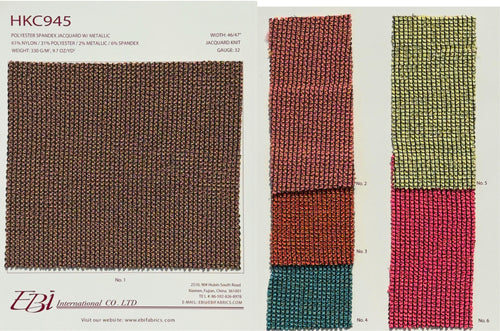 HKC945 - Color Card | EBI Fabrics