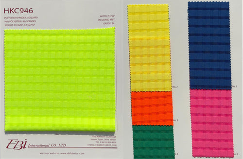 HKC946 - Polyester Spandex Jacquard | EBI Fabrics