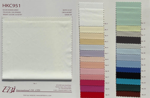 HKC951 - Nylon Spandex Jersey | EBI Fabrics