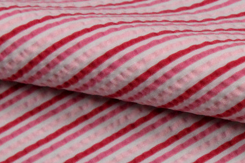 HKC934 - Polyester Nylon Spandex Yarn Dye Seer Sucker | EBI Fabrics