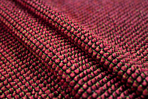 HKC945 - Nylon Polyester Spandex Jacquard with Metallic | EBI Fabrics