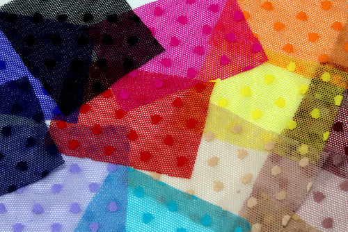 PW190 – Polka Dot Mesh – Nylon Spandex Polka Dot Mesh | EBI Fabrics