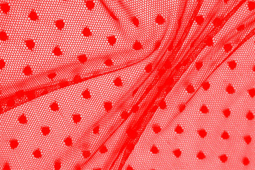 PW190 – Polka Dot Mesh – Nylon Spandex Polka Dot Mesh | EBI Fabrics
