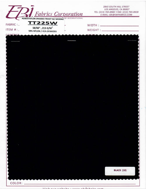 TT225W - Swatch Card | EBI Fabrics