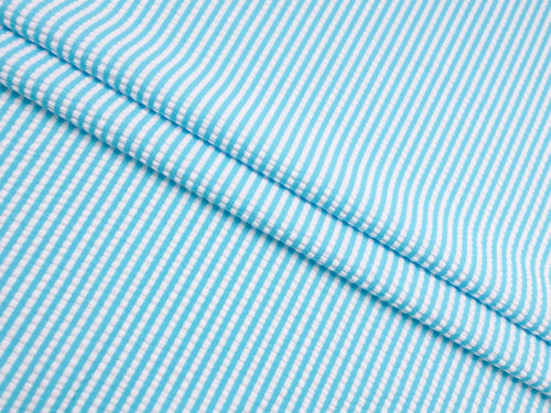 EL7016 - Seersucker - Polyester Nylon Spandex Seersucker Stripe | EBI Fabrics