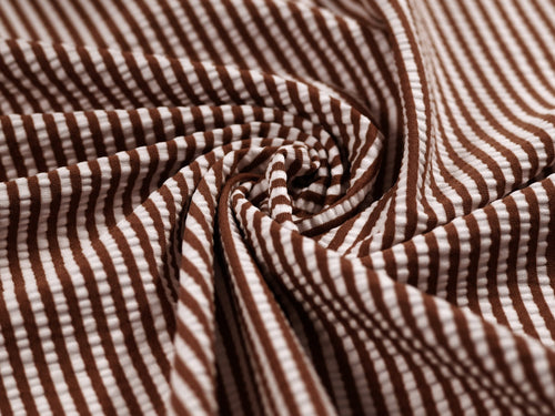 EL7016 - Seersucker - Polyester Nylon Spandex Seersucker Stripe | EBI Fabrics