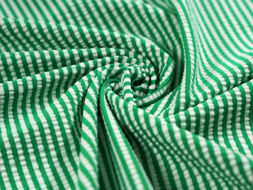 EL7016 - Seersucker - Polyester Nylon Spandex Seersucker Stripe | EBI Fabrics