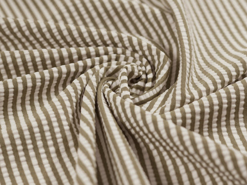 EL7016 - Seersucker - Polyester Nylon Spandex Seersucker Stripe | EBI Fabrics