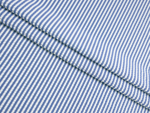 EL7016 - Seersucker - Polyester Nylon Spandex Seersucker Stripe | EBI Fabrics