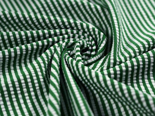 EL7016 - Seersucker - Polyester Nylon Spandex Seersucker Stripe | EBI Fabrics