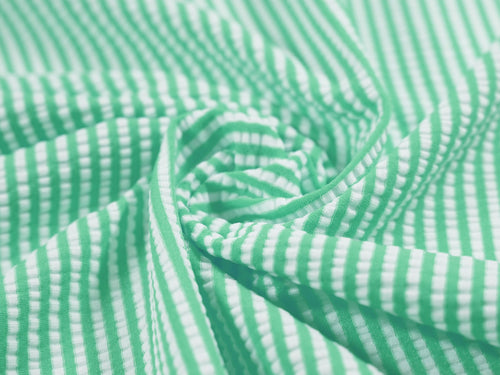 EL7016 - Seersucker - Polyester Nylon Spandex Seersucker Stripe | EBI Fabrics