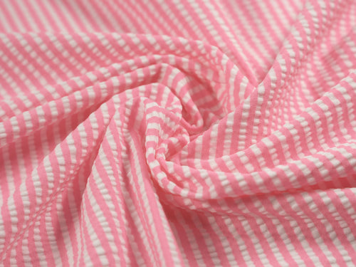EL7016 - Seersucker - Polyester Nylon Spandex Seersucker Stripe | EBI Fabrics