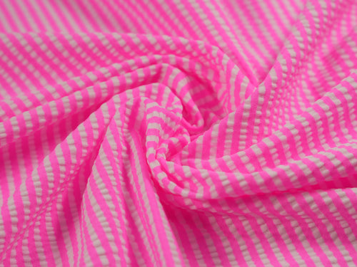 EL7016 - Seersucker - Polyester Nylon Spandex Seersucker Stripe | EBI Fabrics