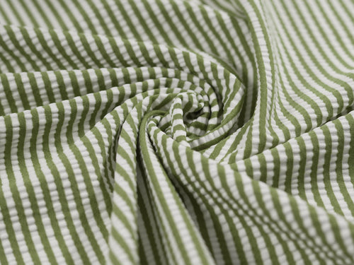 EL7016 - Seersucker - Polyester Nylon Spandex Seersucker Stripe | EBI Fabrics
