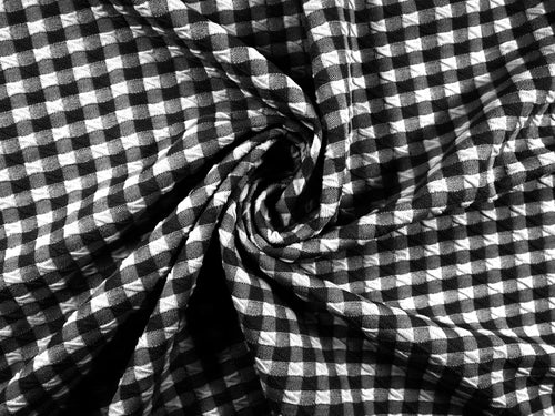 EL7020 - Crosscheck - Gingham Polyester Nylon Spandex Jacquard | EBI Fabrics