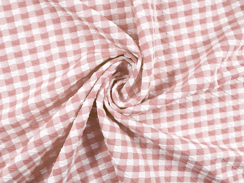 EL7020 - Crosscheck - Gingham Polyester Nylon Spandex Jacquard | EBI Fabrics
