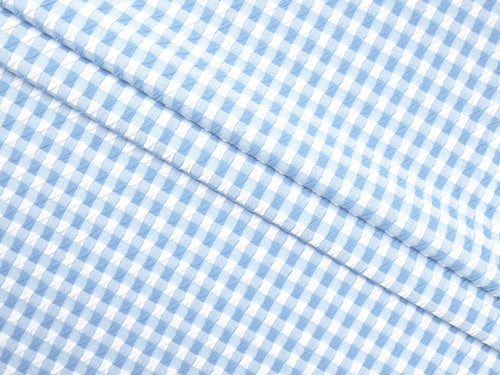 EL7020 - Crosscheck - Gingham Polyester Nylon Spandex Jacquard | EBI Fabrics